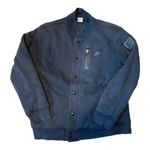 Mens Nike Vintage Y2K Silver Label Flight Varsity Bomber Jacket XL 441313-010
